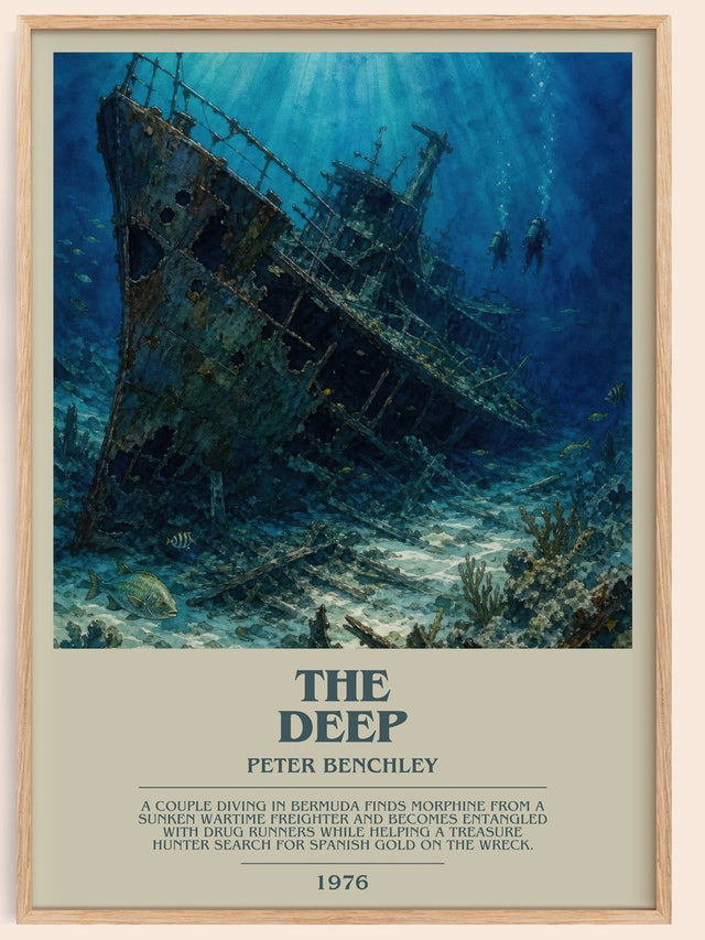 The Deep Bookish Wall Art by Peter Benchley
