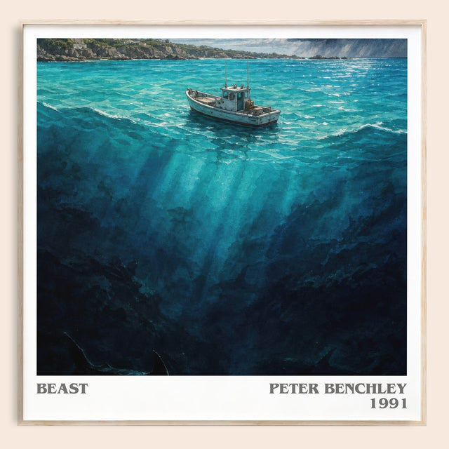 Beast Literary Art Print by Peter Benchley