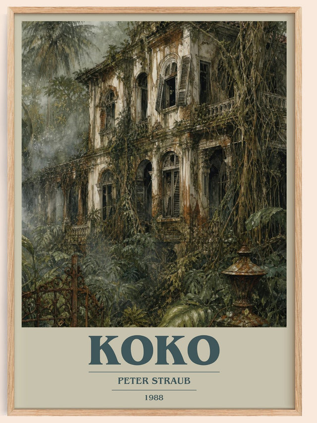 Koko Book Cover Poster by Peter Straub