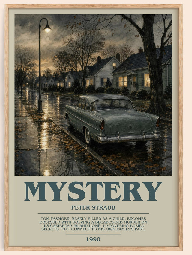 Mystery Bookish Wall Art by Peter Straub