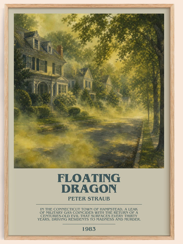 Floating Dragon Bookish Wall Art by Peter Straub