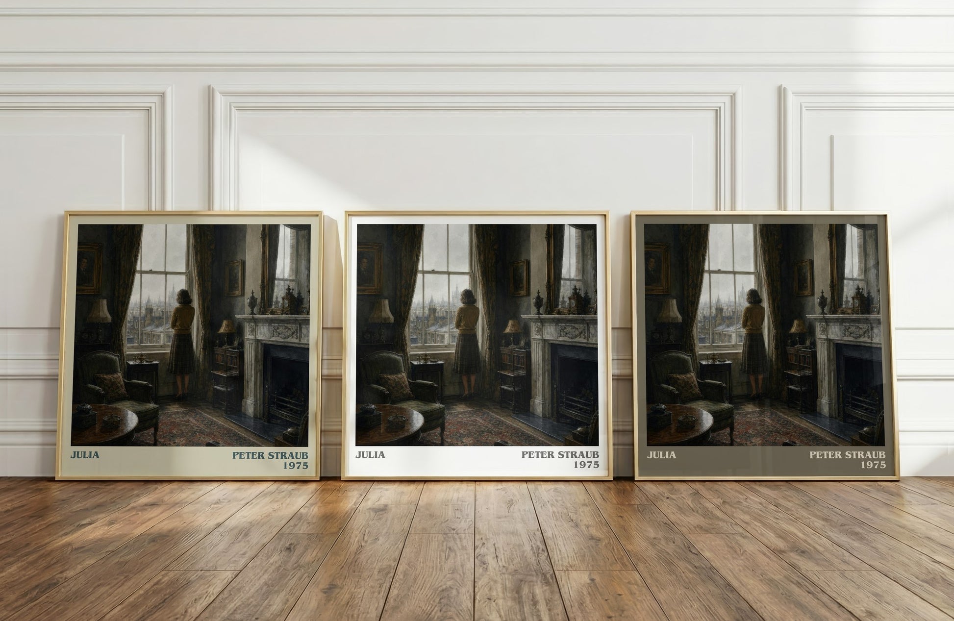 Julia literary art print colour and style options – Peter Straub book art