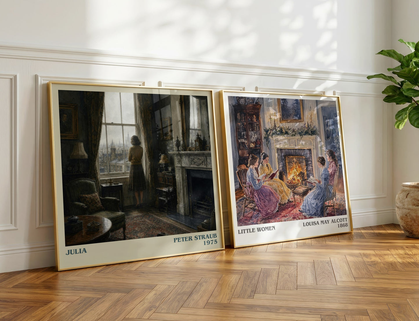 Julia literary print on bookshelf – Peter Straub fan gift