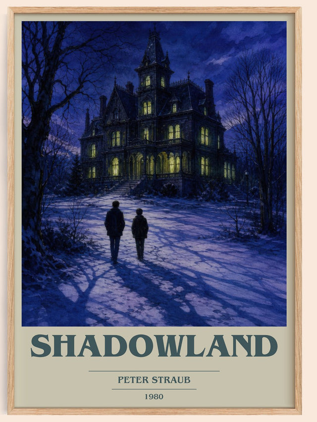 Shadowland Book Cover Poster by Peter Straub