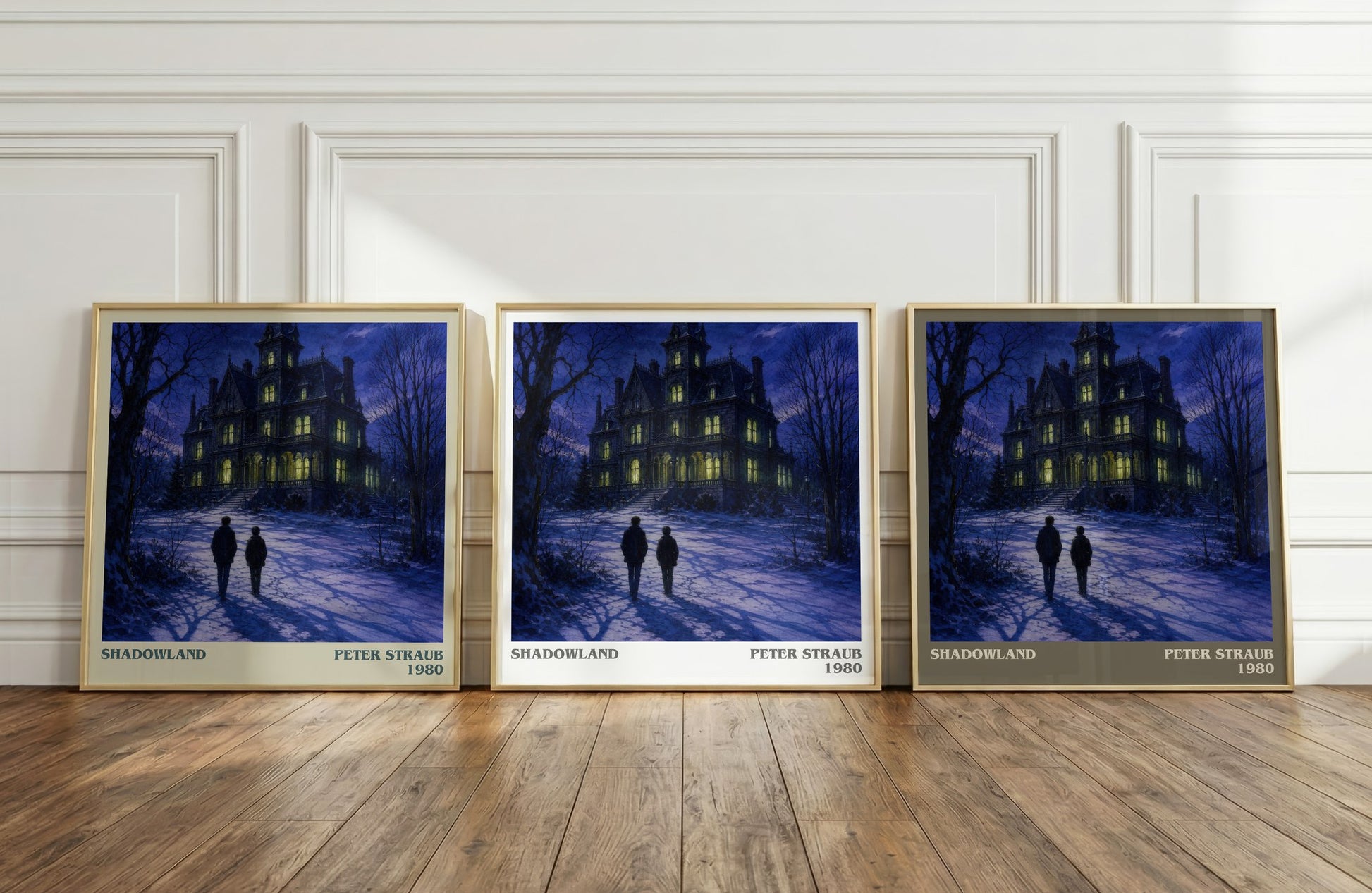 Shadowland literary art print colour and style options – Peter Straub book art