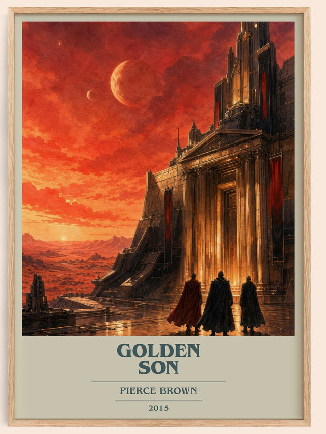 Golden Son Book Cover Poster by Pierce Brown