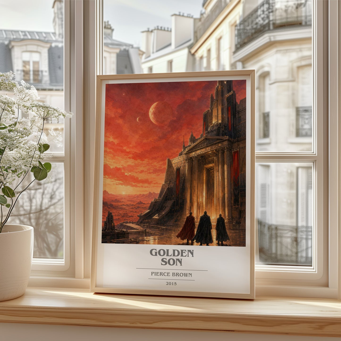Golden Son book cover poster colour and style options – Pierce Brown book art