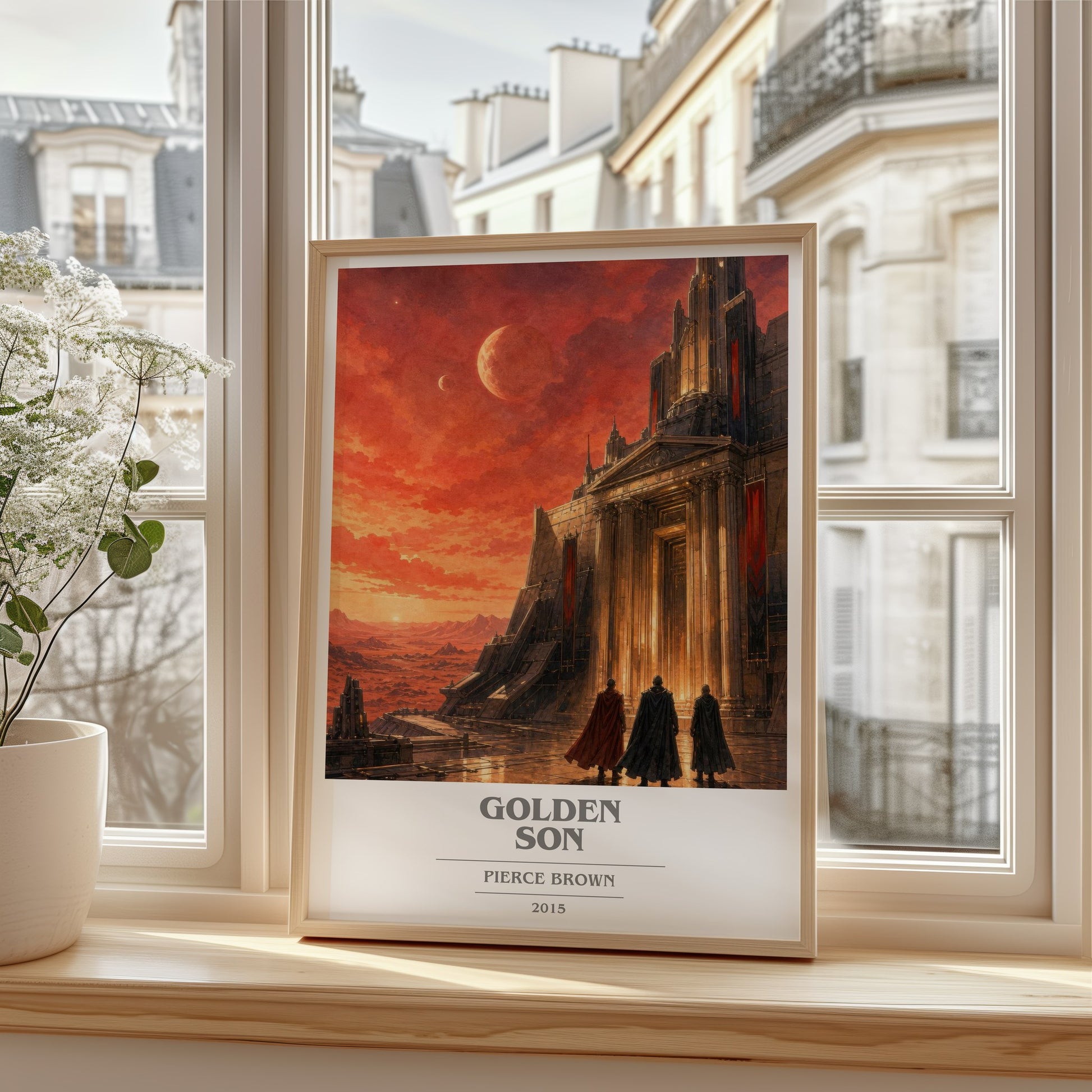 Golden Son book cover poster colour and style options – Pierce Brown book art