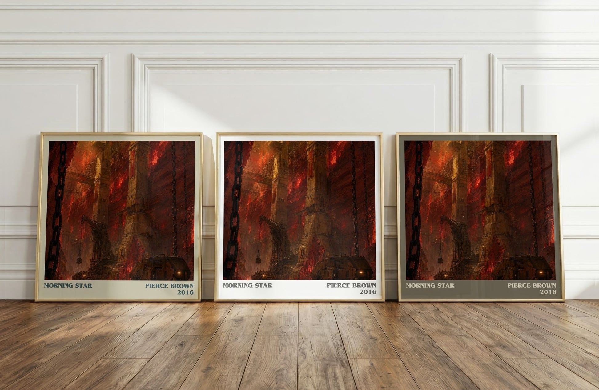 Morning Star literary art print colour and style options – Pierce Brown book art
