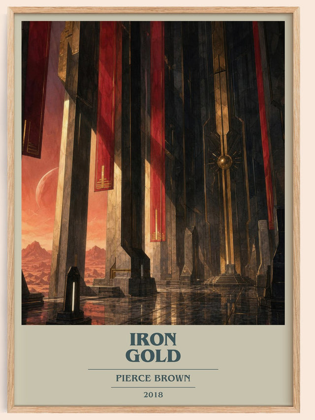 Iron Gold Book Cover Poster by Pierce Brown