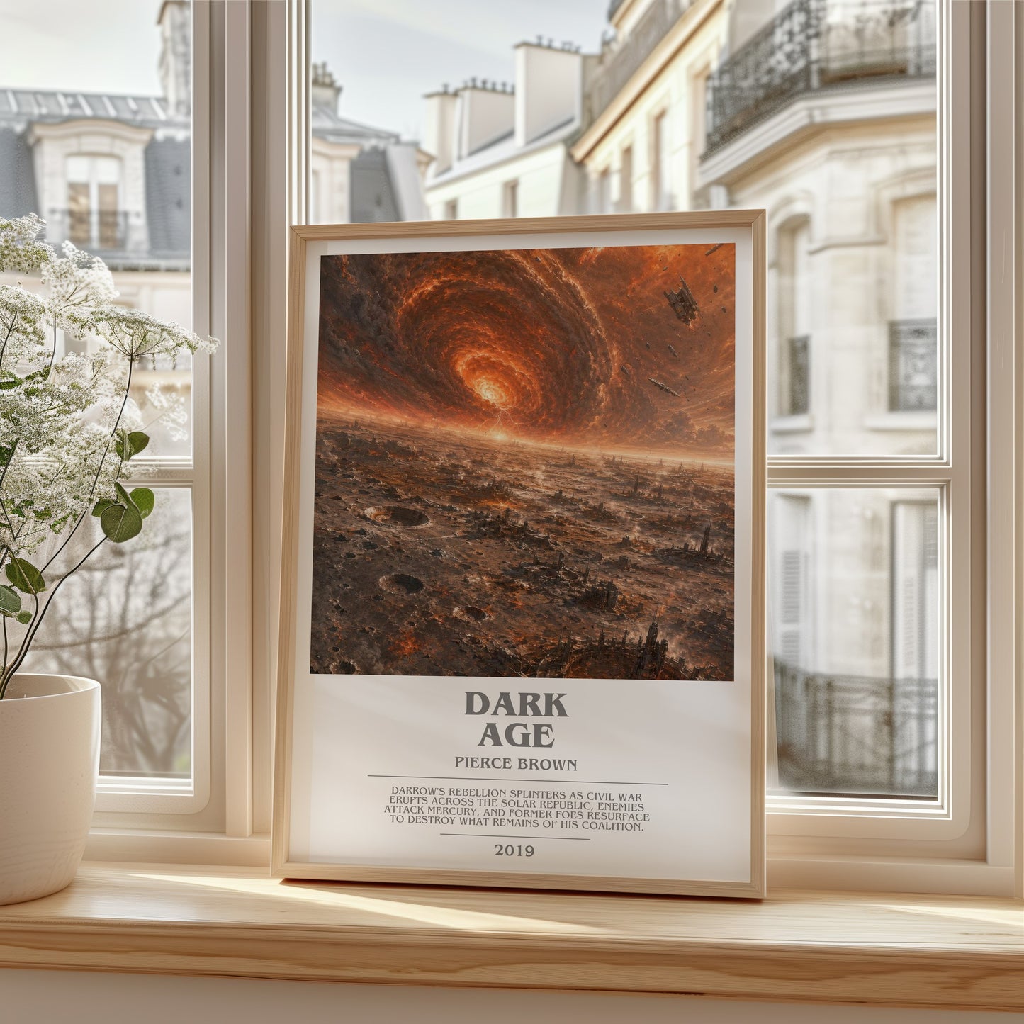 Dark Age bookish poster colour and style options – Pierce Brown book art