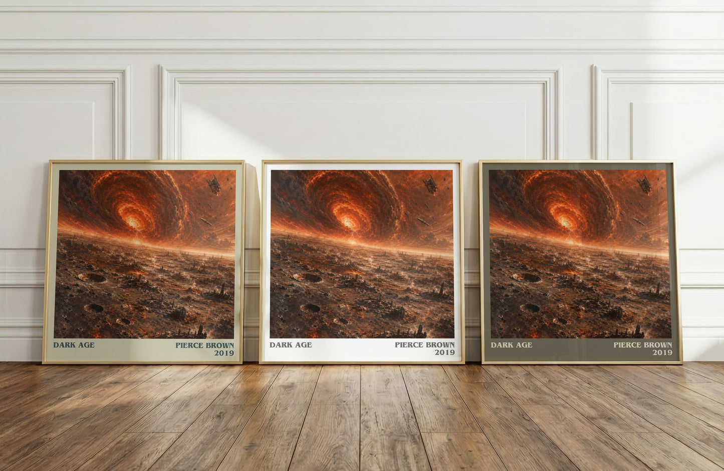 Dark Age literary art print colour and style options – Pierce Brown book art