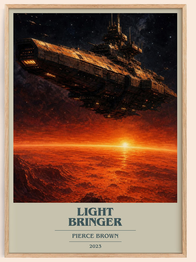 Light Bringer Book Cover Poster by Pierce Brown