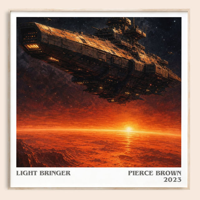 Light Bringer Literary Art Print by Pierce Brown