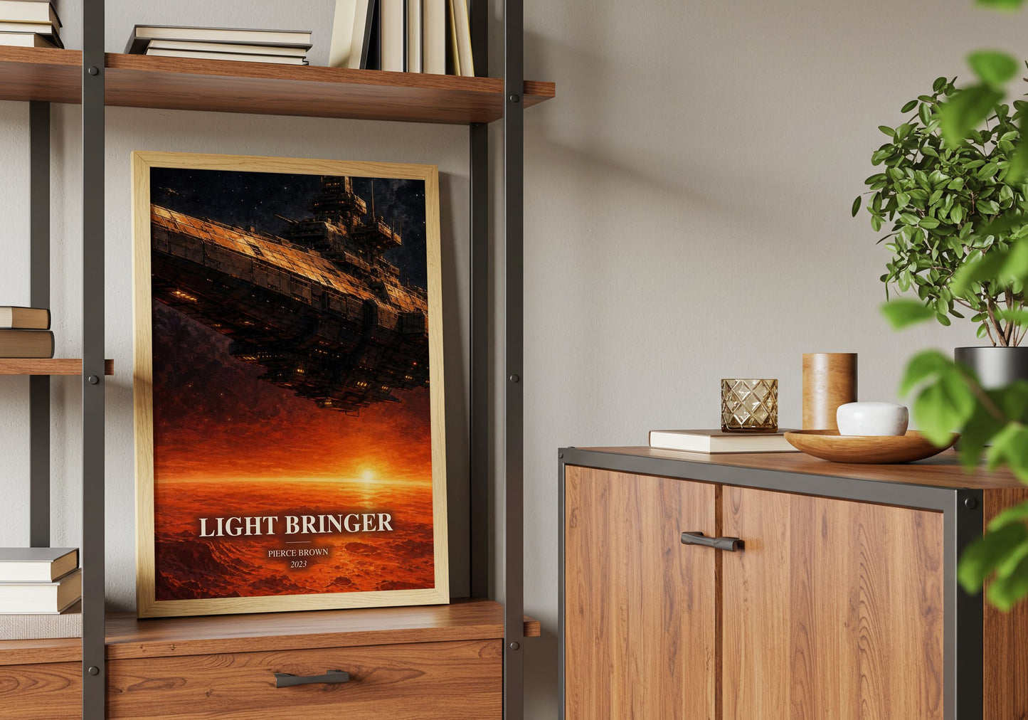 Light Bringer book watercolour illustration paper finish options – matte satin gloss