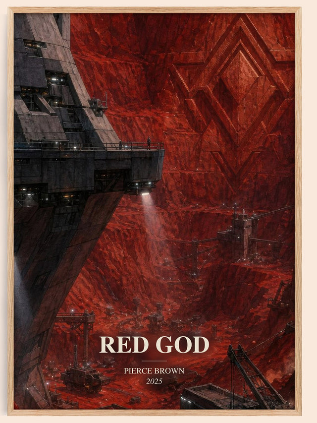 Red God Book Watercolour Illustration by Pierce Brown