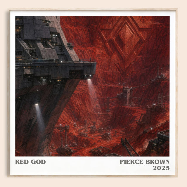 Red God Literary Art Print by Pierce Brown