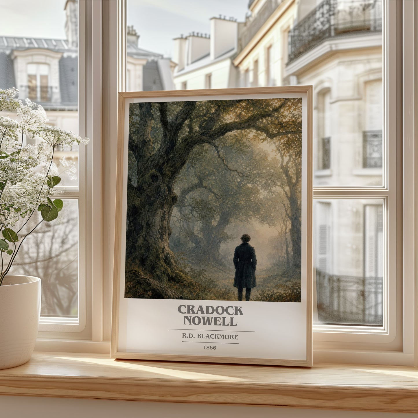 Cradock Nowell book cover poster colour and style options – R.D. Blackmore book art