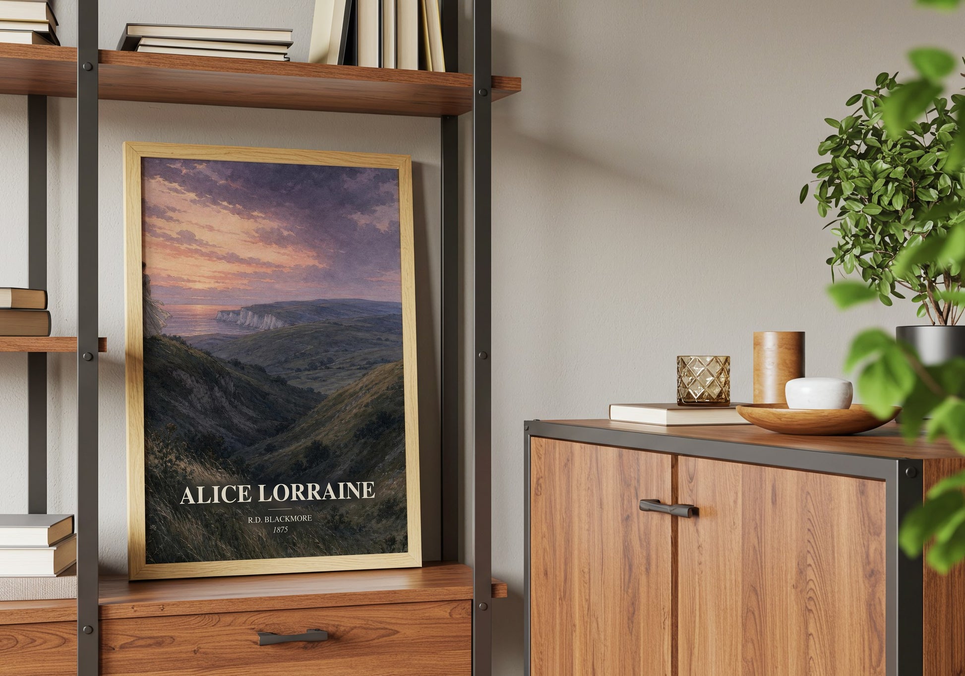 Alice Lorraine book watercolour illustration paper finish options – matte satin gloss