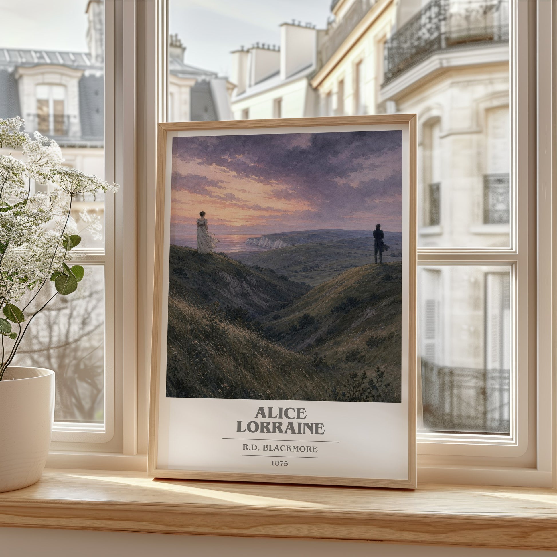 Alice Lorraine book cover poster colour and style options – R.D. Blackmore book art
