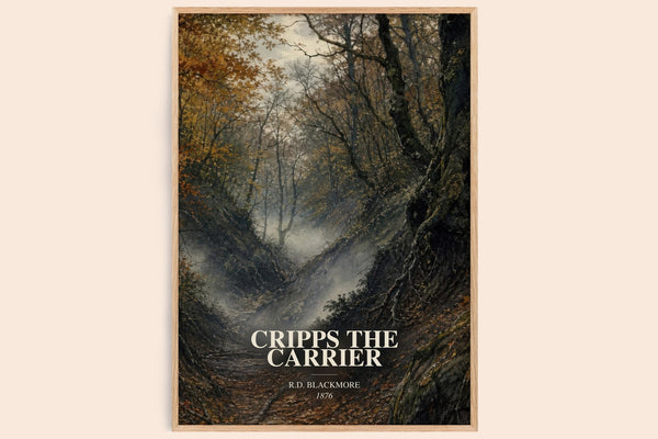 Cripps The Carrier watercolour book poster by R.D. Blackmore – framed literary art print