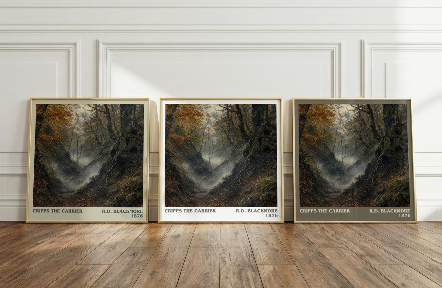 Cripps The Carrier literary art print colour and style options – R.D. Blackmore book art