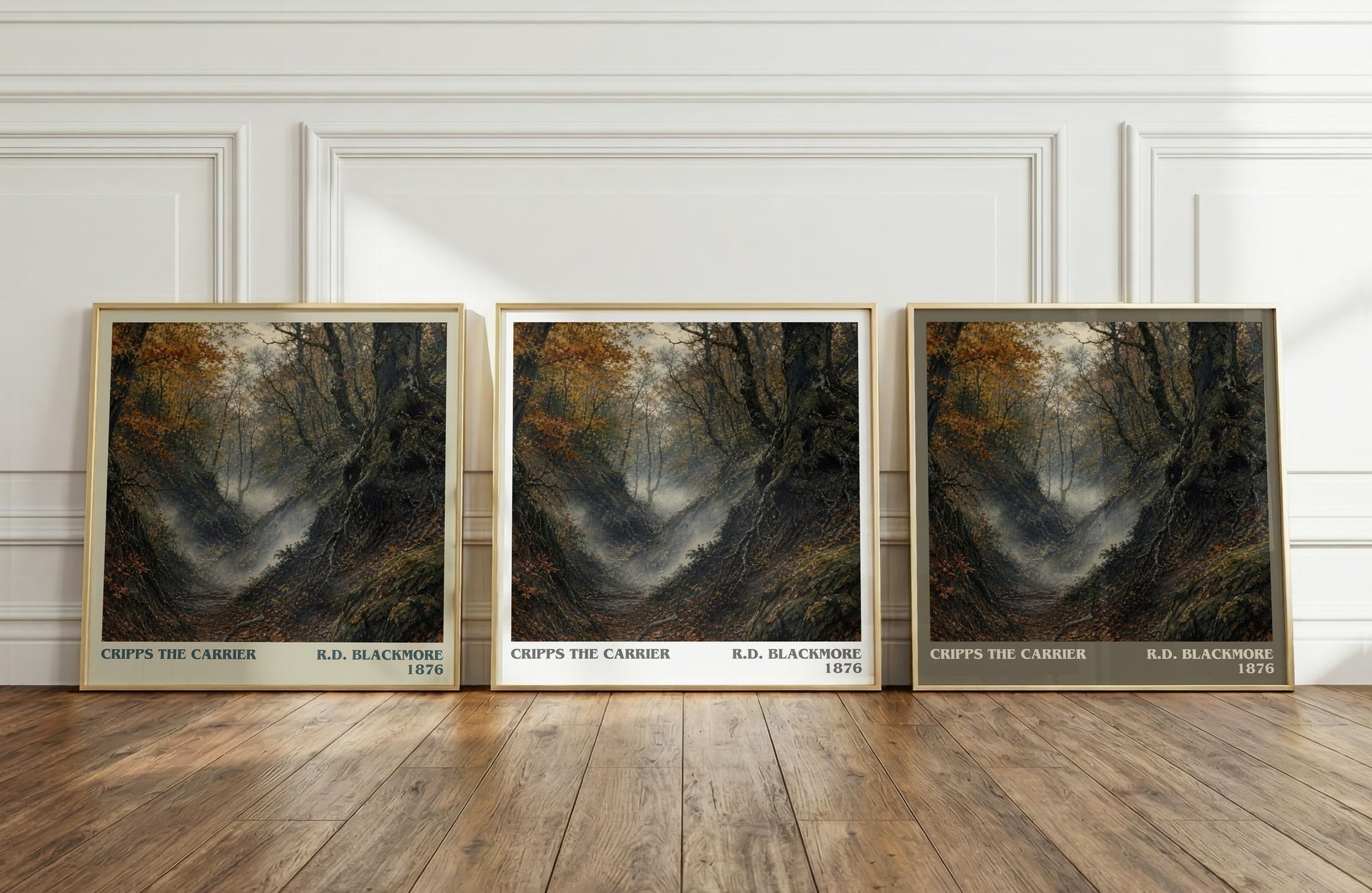 Cripps The Carrier literary art print colour and style options – R.D. Blackmore book art