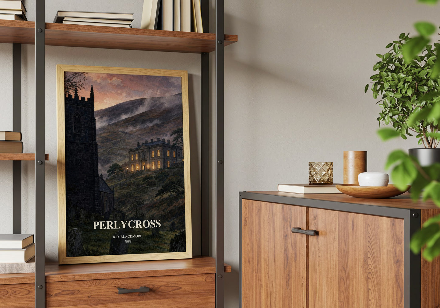 Perlycross book watercolour illustration paper finish options – matte satin gloss