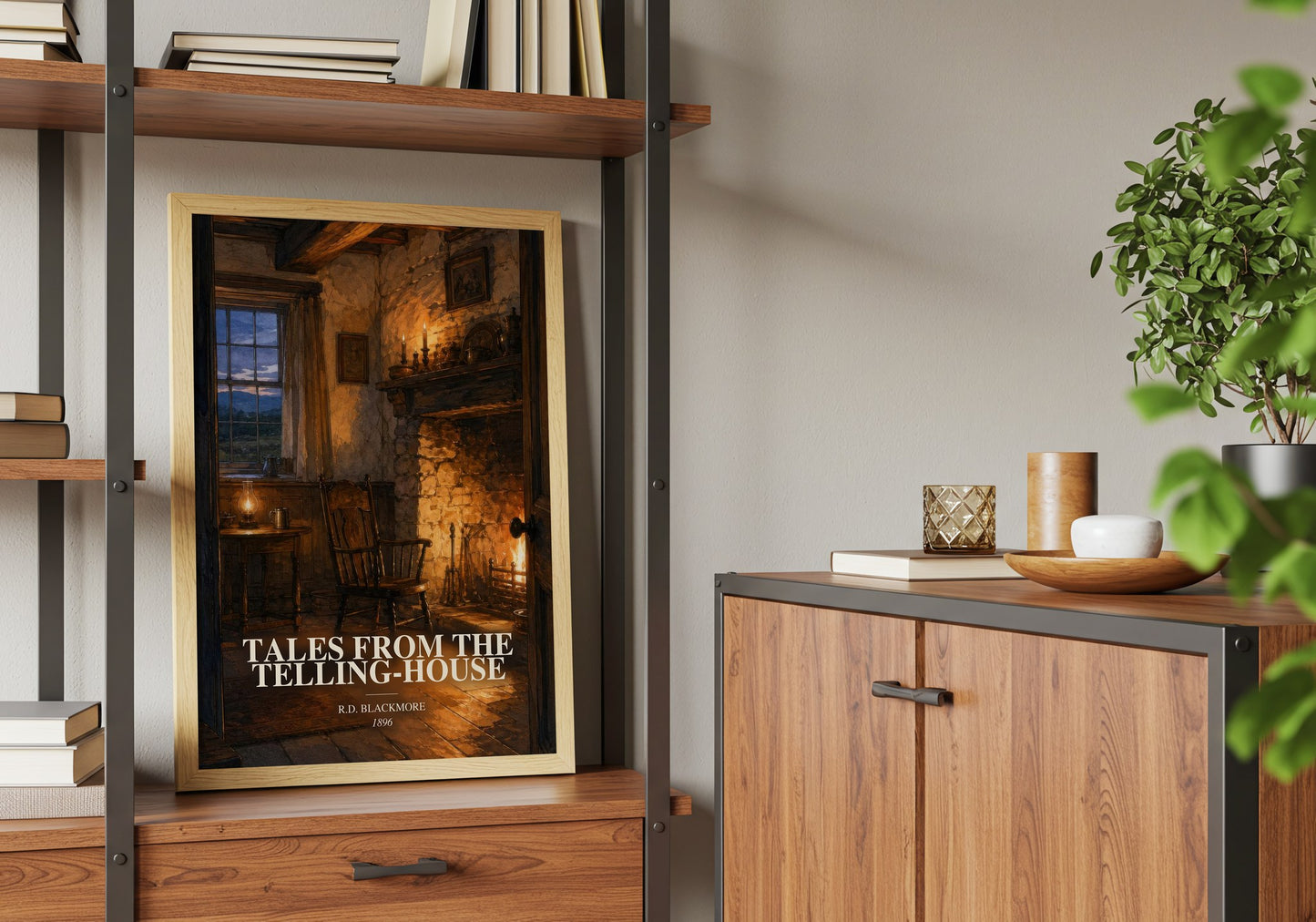 Tales From The Telling-House book watercolour illustration paper finish options – matte satin gloss