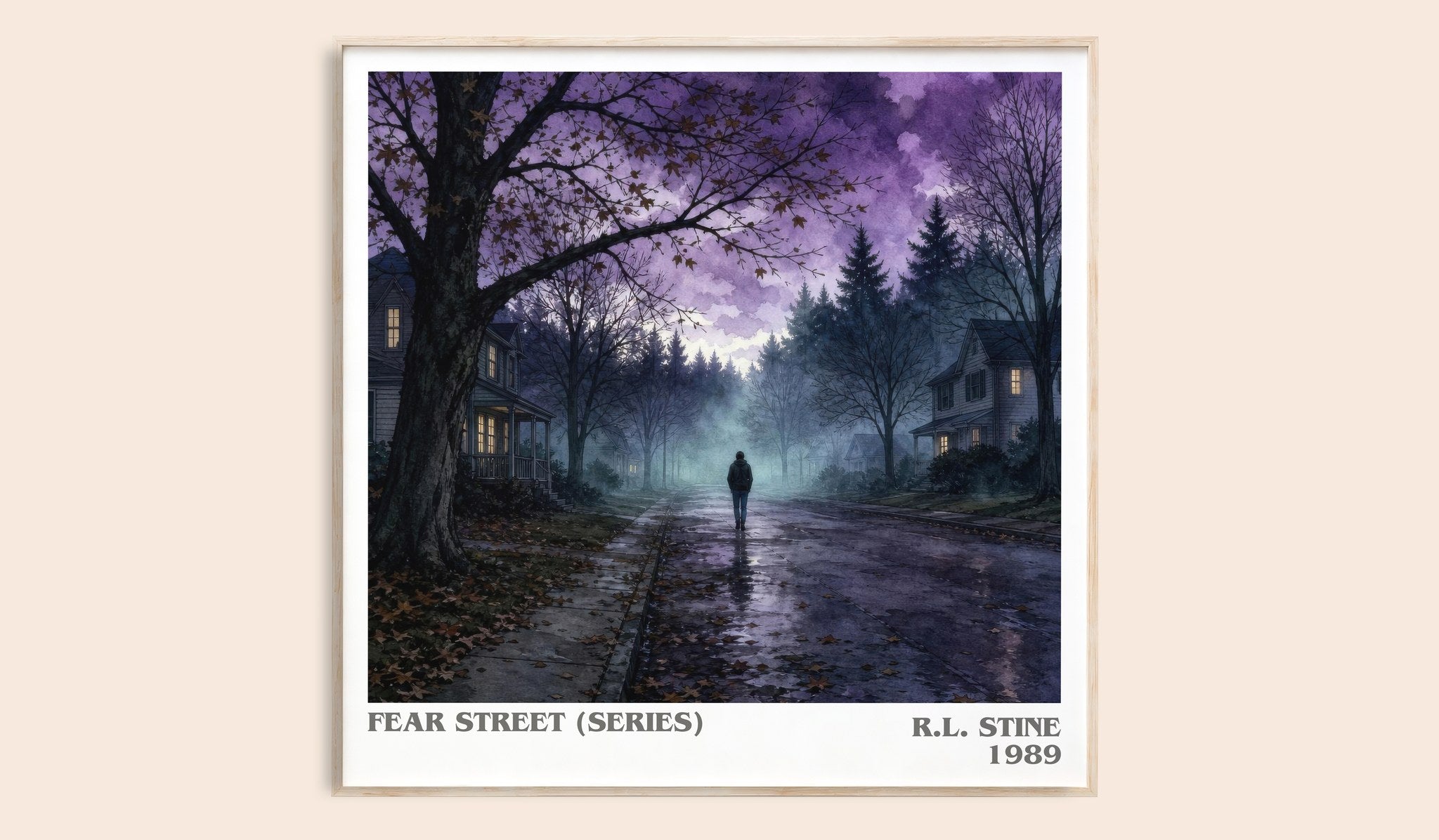 Fear Street (Series) Literary Art Print by R.L. Stine