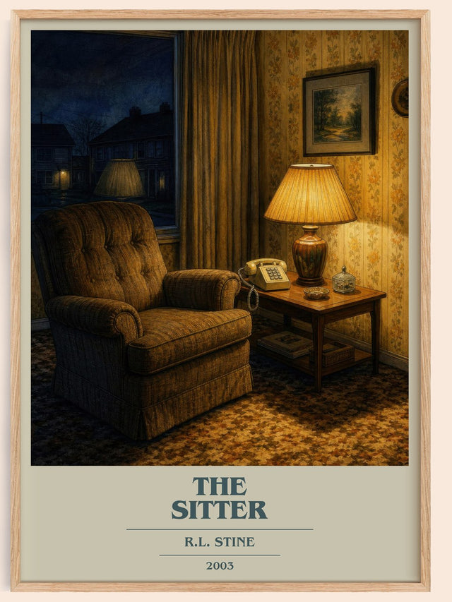 The Sitter Book Cover Poster by R.L. Stine