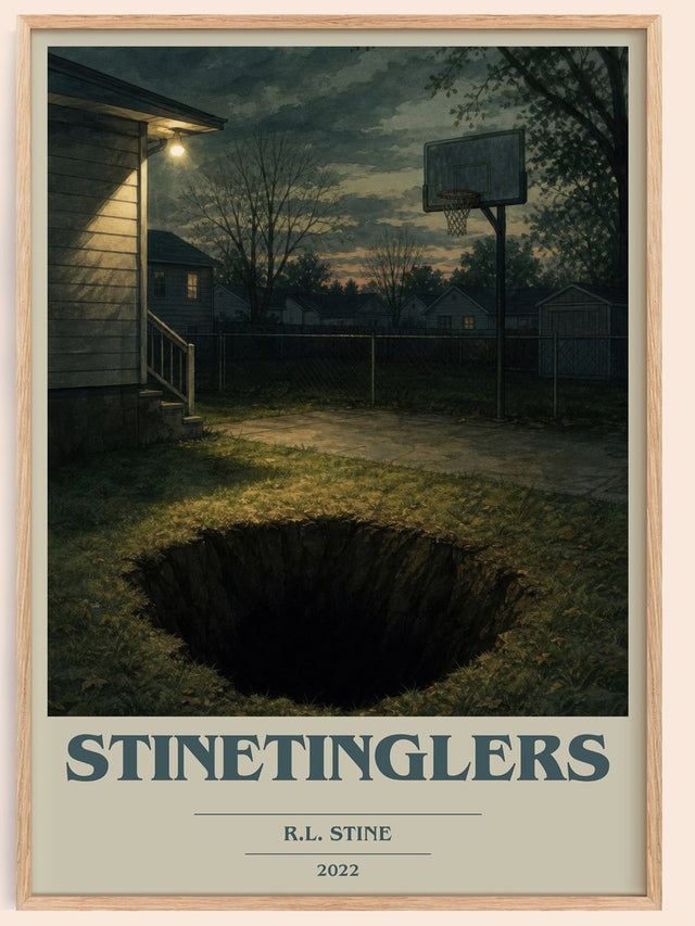 Stinetinglers Book Cover Poster by R.L. Stine