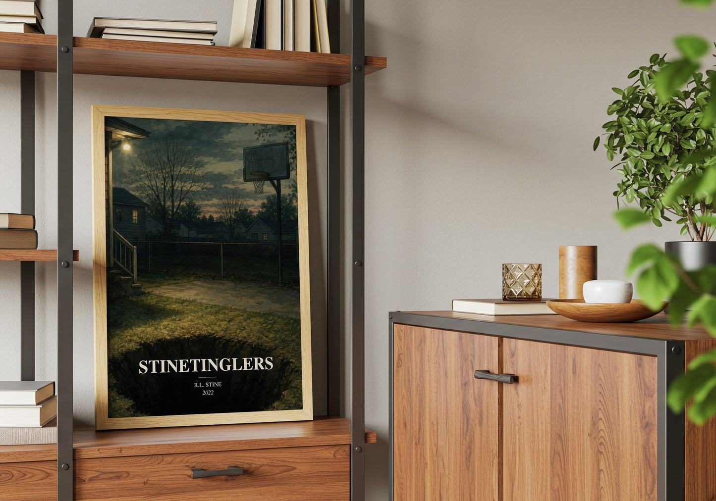 Stinetinglers book watercolour illustration paper finish options – matte satin gloss
