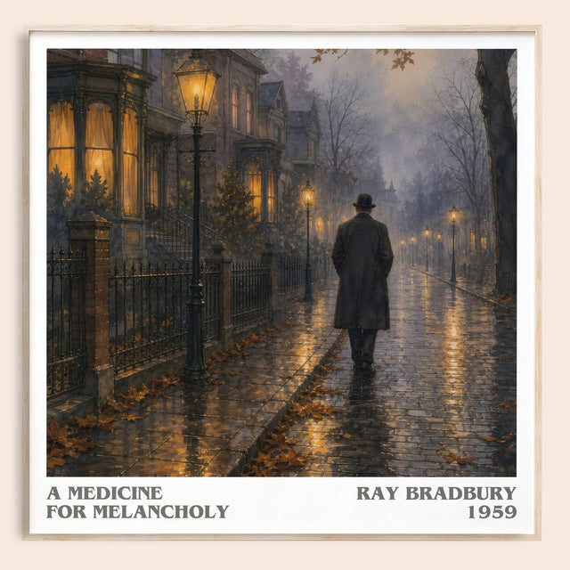 A Medicine For Melancholy Literary Art Print by Ray Bradbury