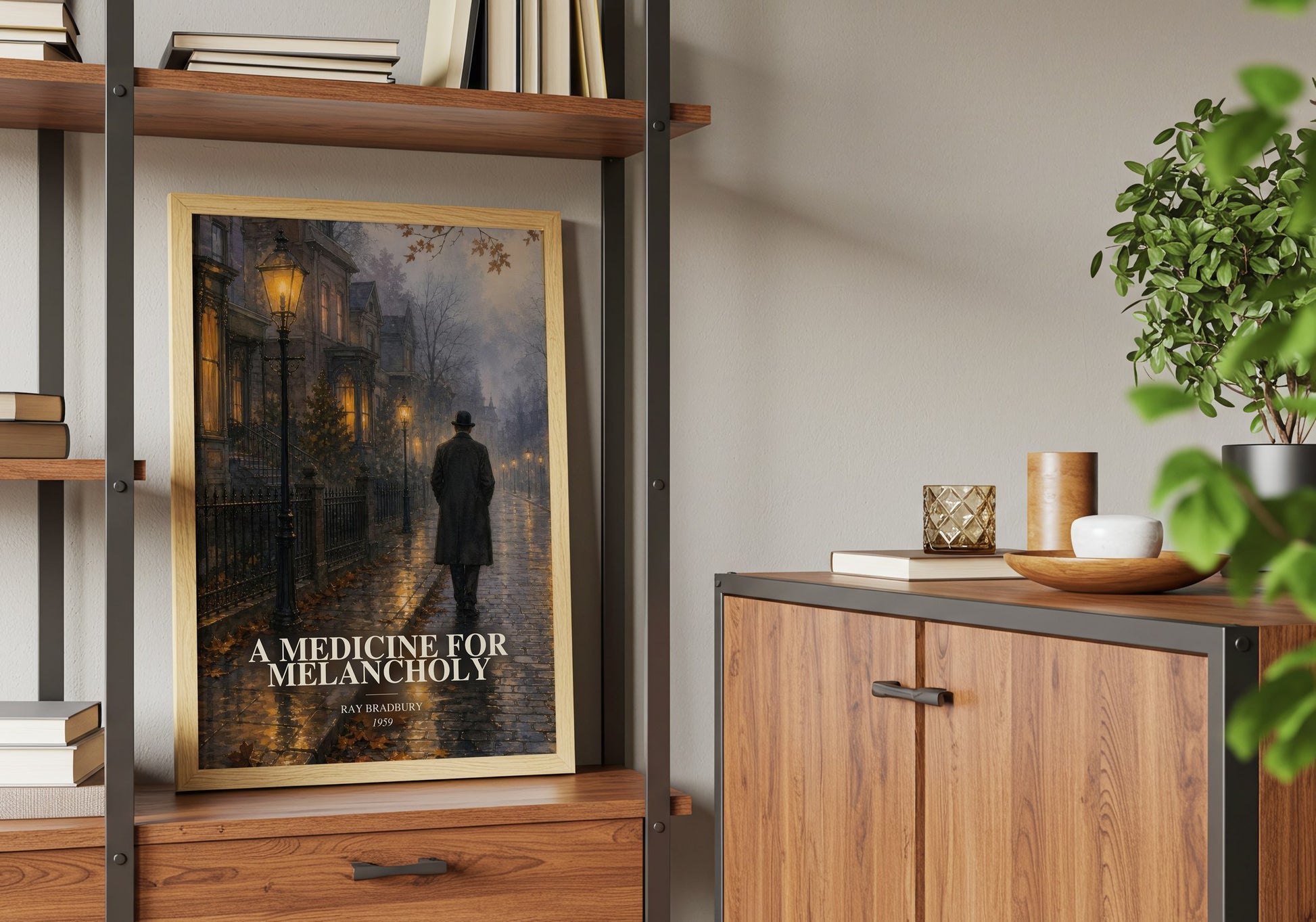 A Medicine For Melancholy book watercolour illustration paper finish options – matte satin gloss