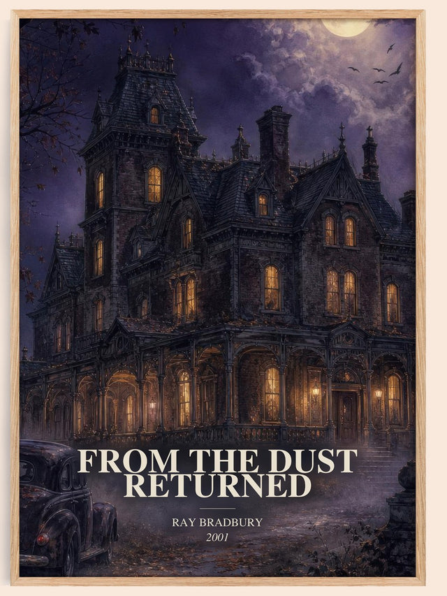 From The Dust Returned Book Watercolour Illustration by Ray Bradbury