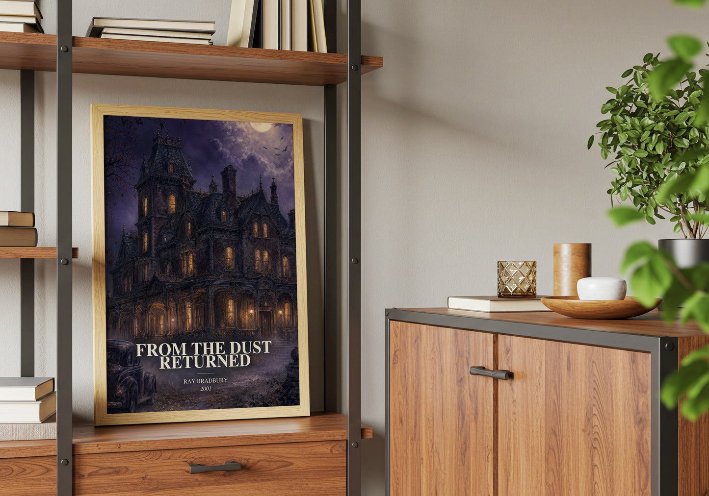 From The Dust Returned book watercolour illustration paper finish options – matte satin gloss