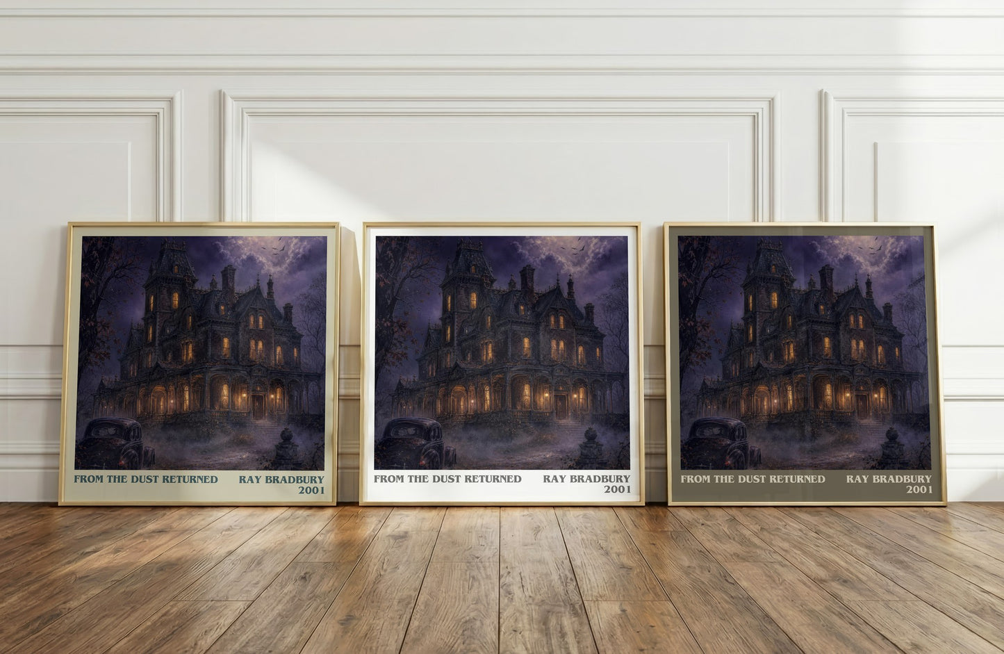 From The Dust Returned literary art print colour and style options – Ray Bradbury book art