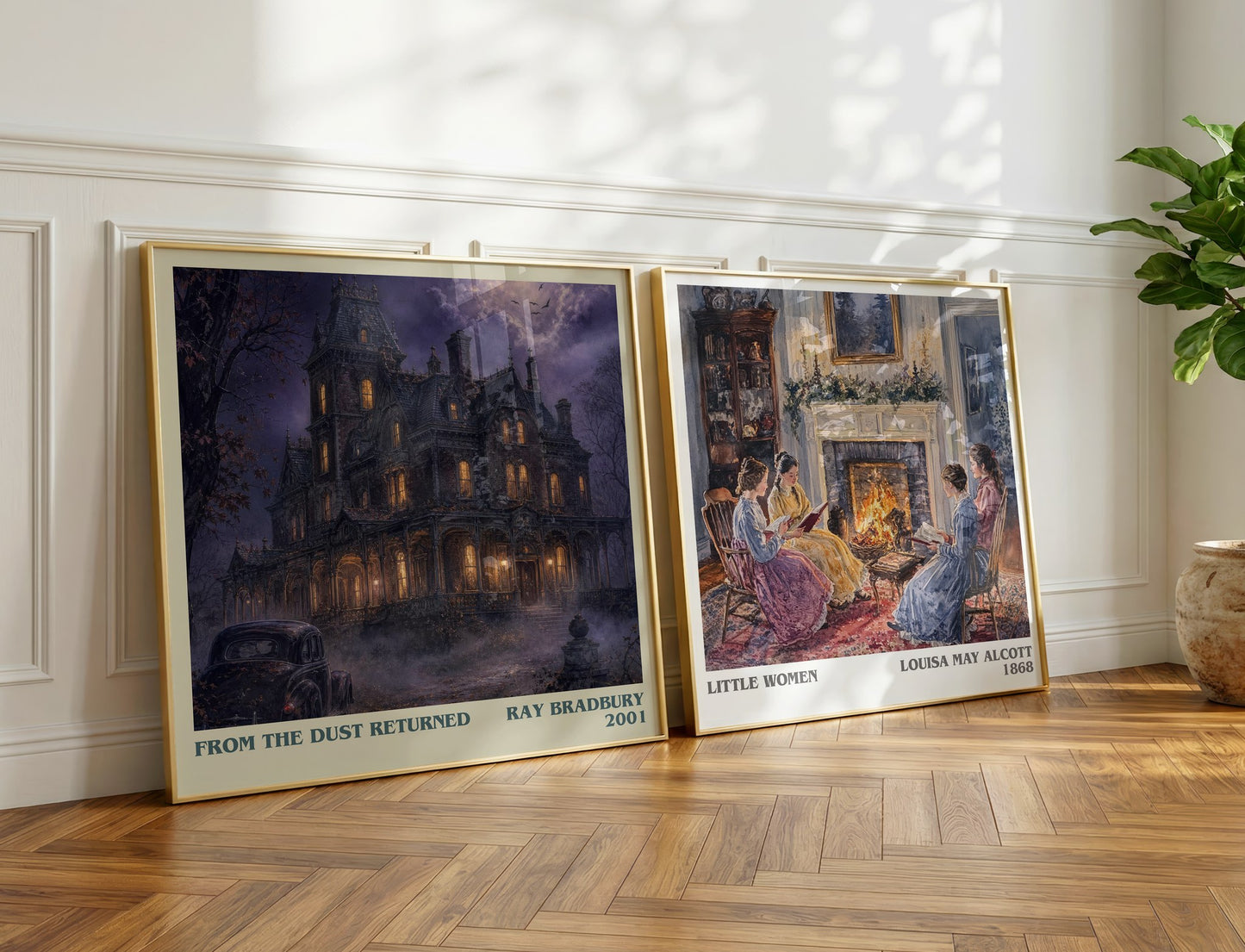 From The Dust Returned literary print on bookshelf – Ray Bradbury fan gift