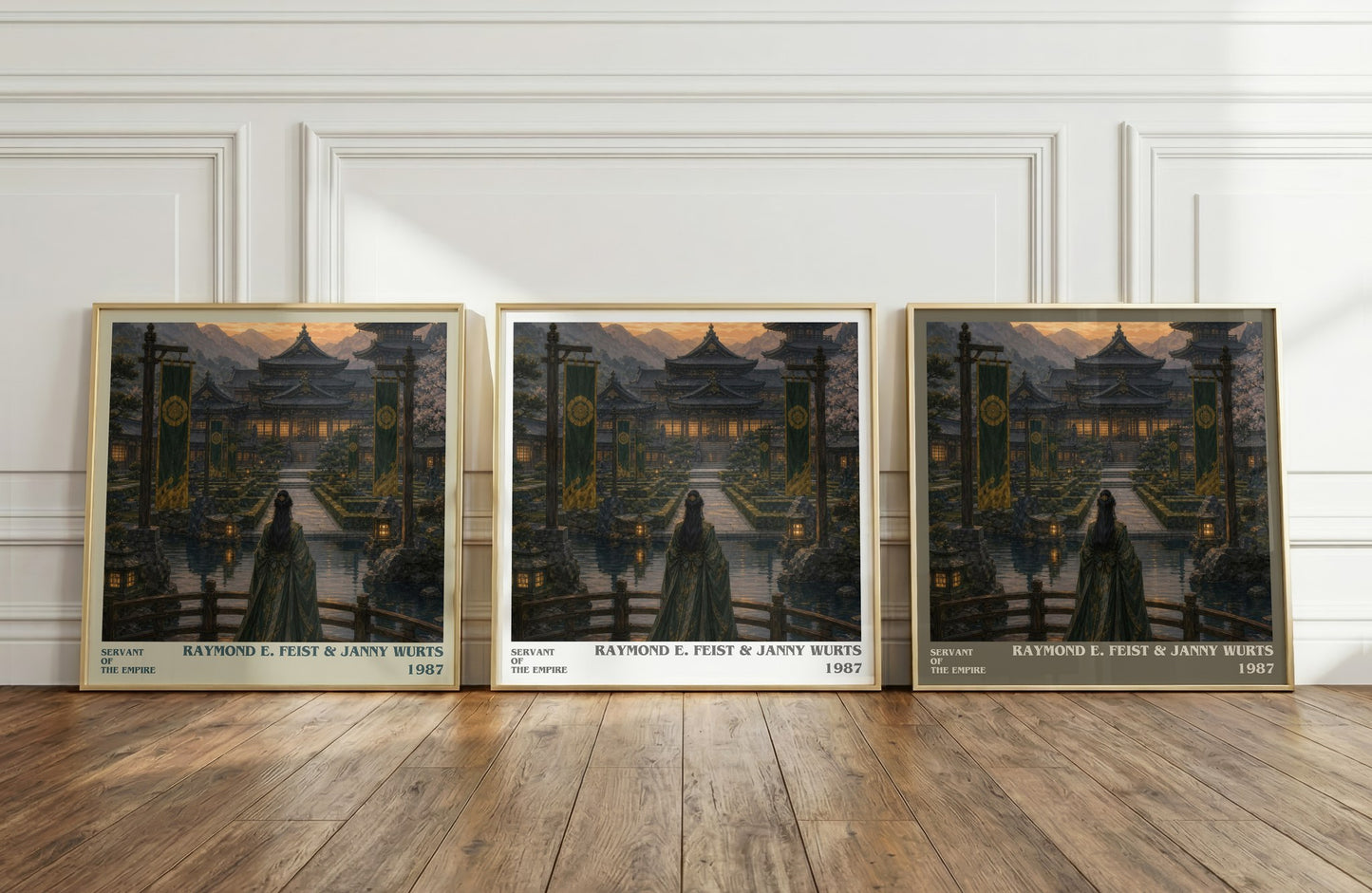 Servant Of The Empire literary art print colour and style options – Raymond E. Feist & Janny Wurts book art