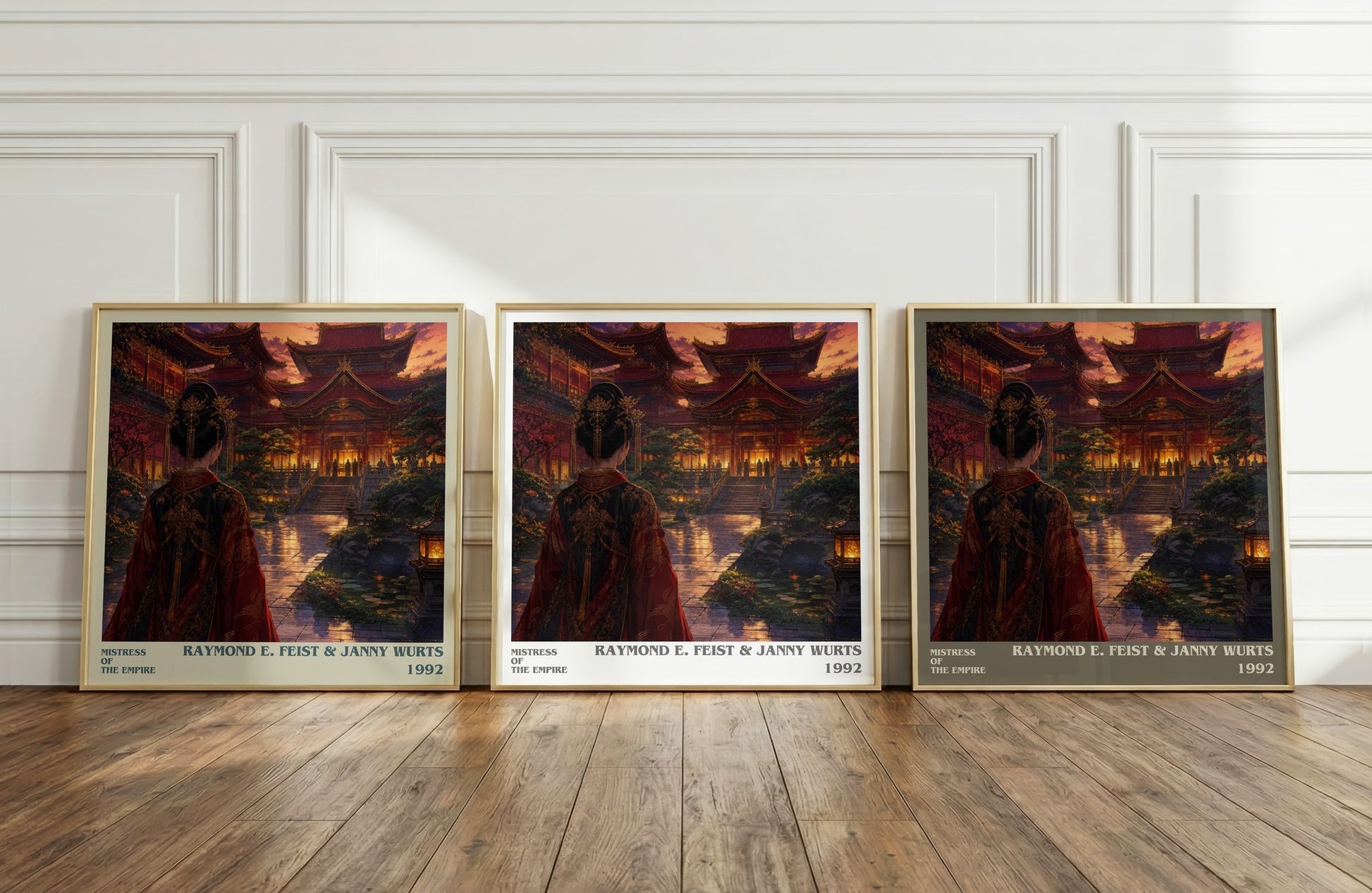 Mistress Of The Empire literary art print colour and style options – Raymond E. Feist & Janny Wurts book art