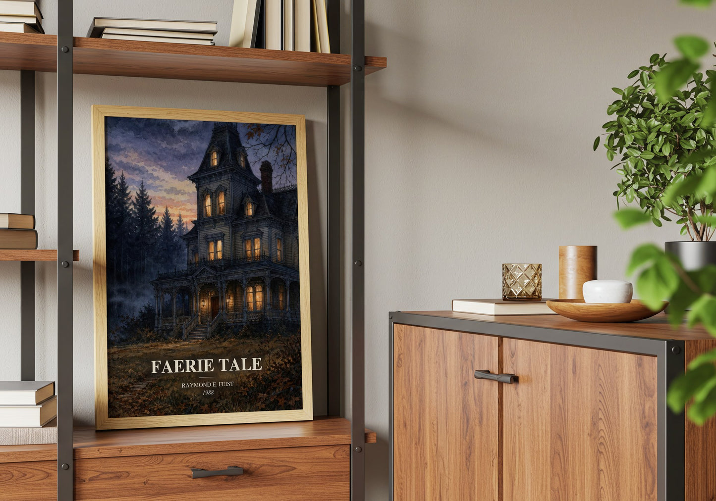 Faerie Tale book watercolour illustration paper finish options – matte satin gloss