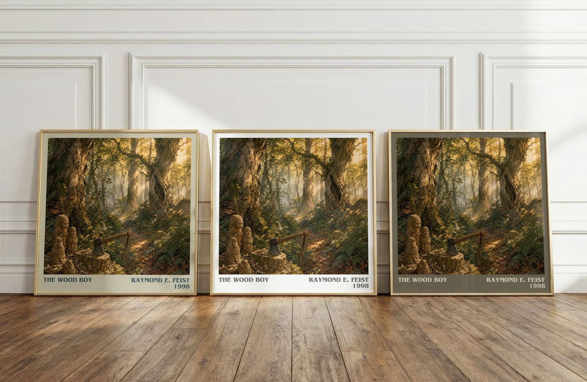 The Wood Boy literary art print colour and style options – Raymond E. Feist book art
