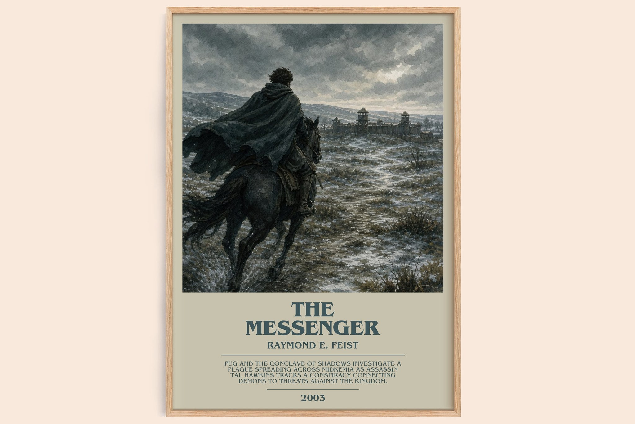 The Messenger Bookish Wall Art by Raymond E. Feist