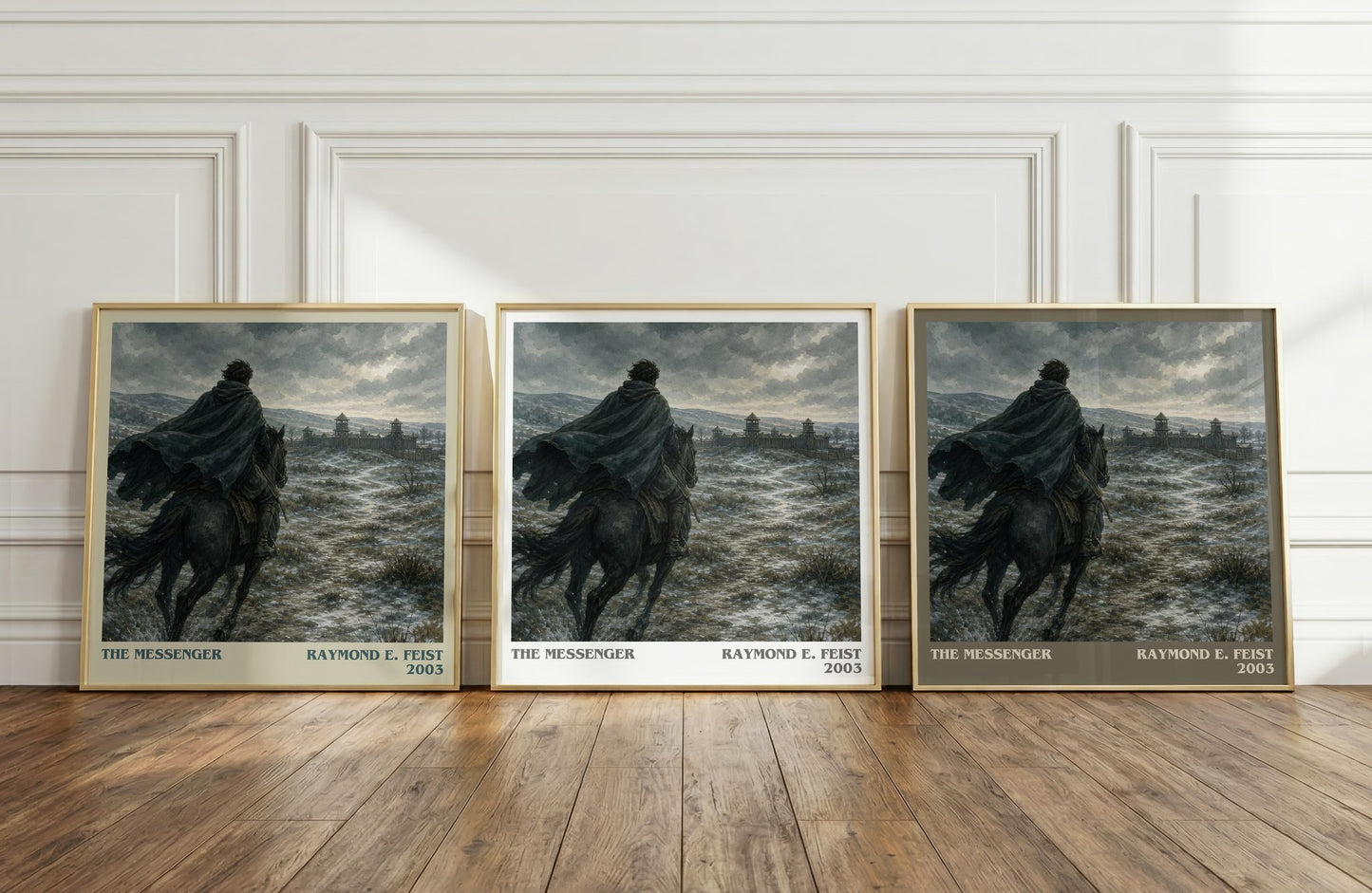 The Messenger literary art print colour and style options – Raymond E. Feist book art