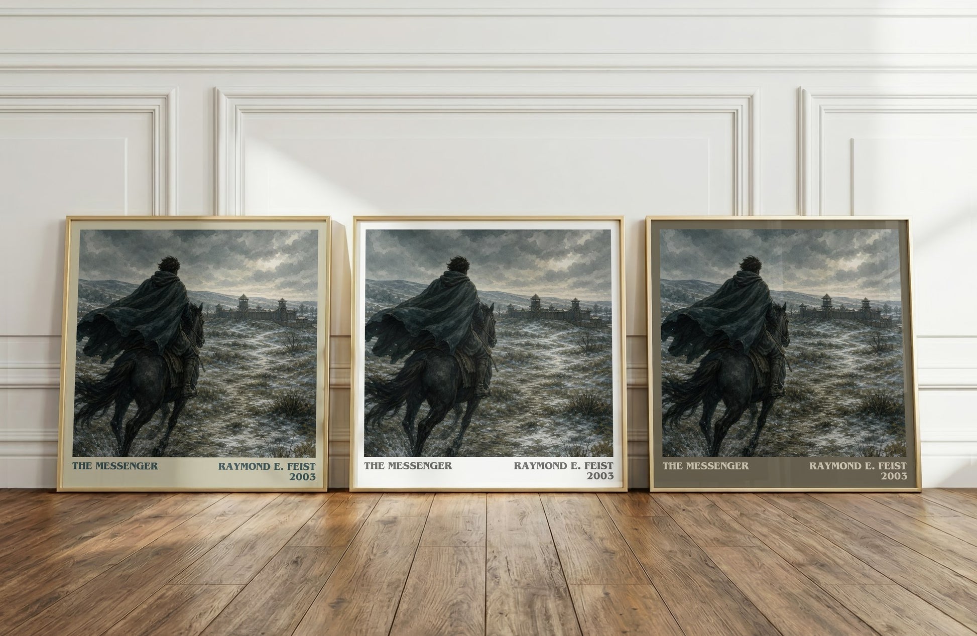 The Messenger literary art print colour and style options – Raymond E. Feist book art