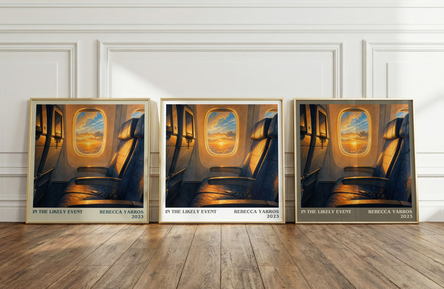 In The Likely Event literary art print colour and style options – Rebecca Yarros book art