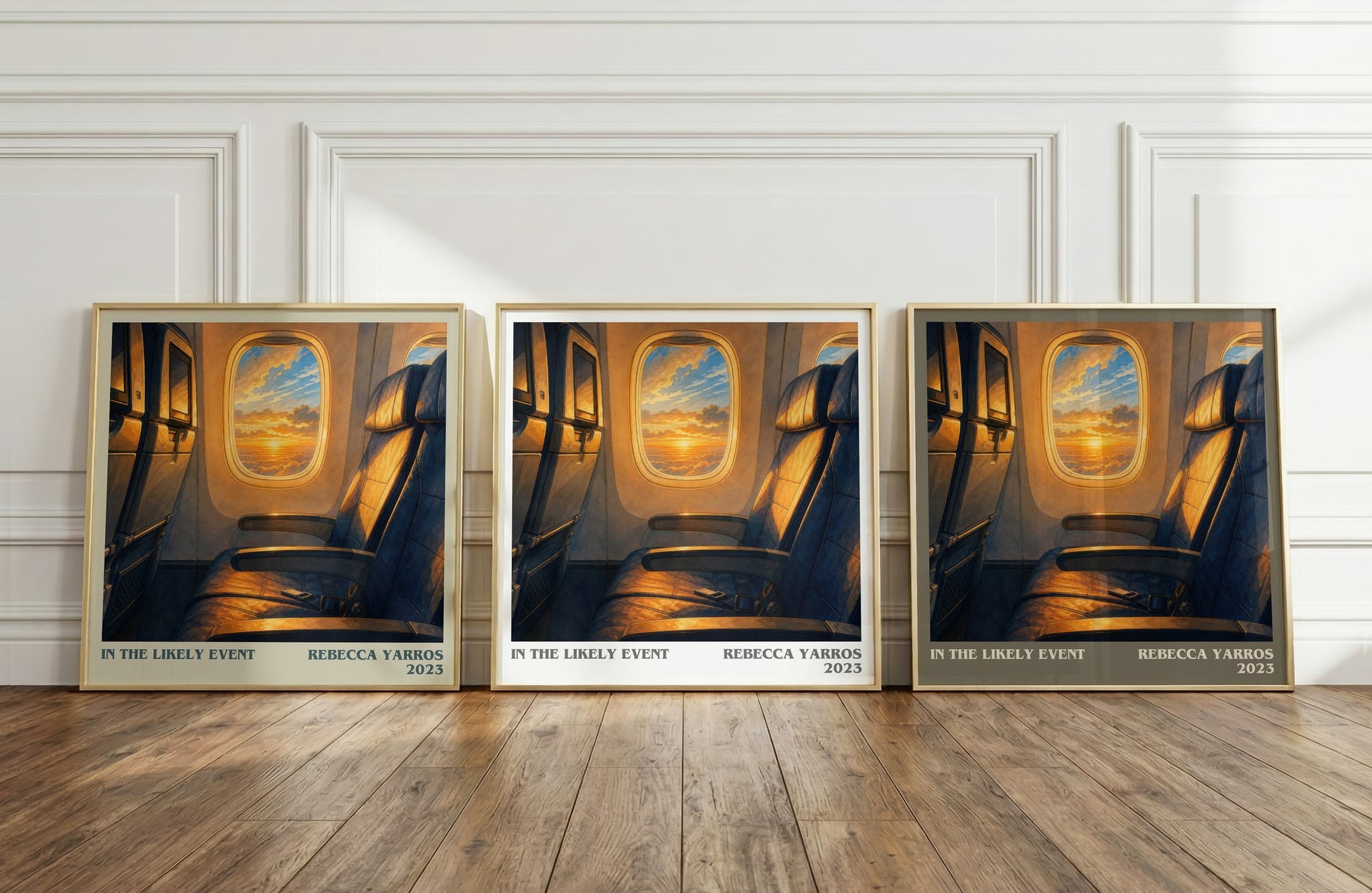 In The Likely Event literary art print colour and style options – Rebecca Yarros book art