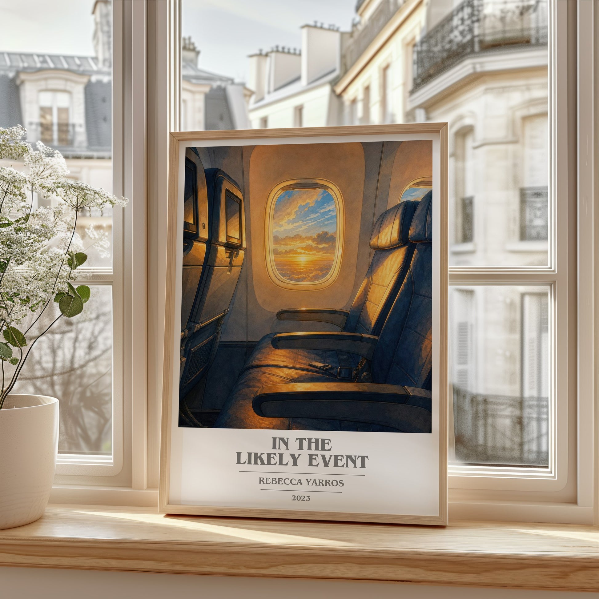 In The Likely Event book cover poster colour and style options – Rebecca Yarros book art