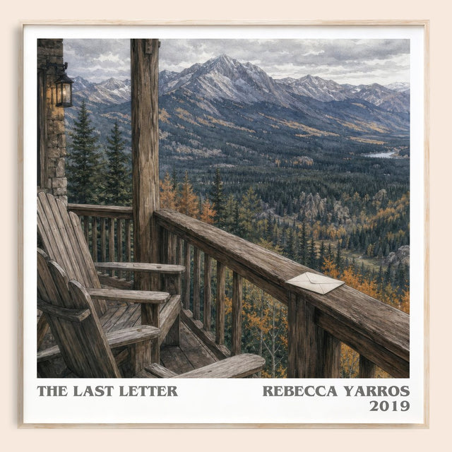 The Last Letter Literary Art Print by Rebecca Yarros